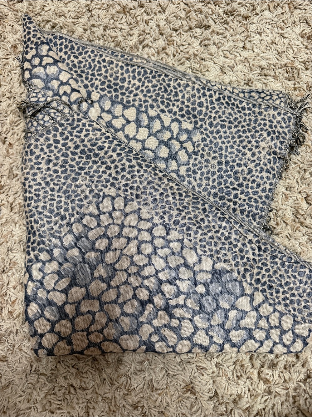 Neutral Animal Print Scarf